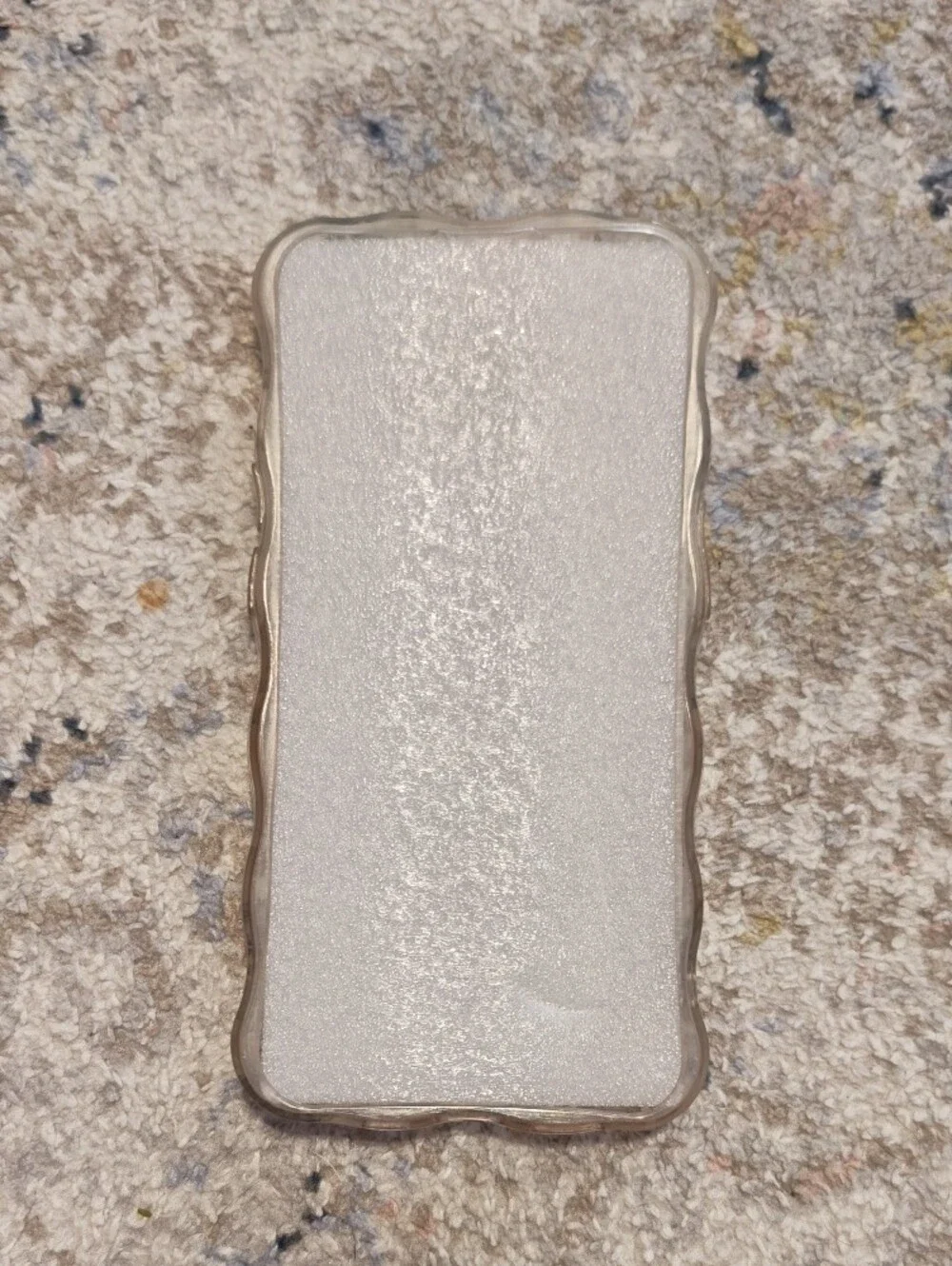 iPhone 13 Clear Glitter Christmas Tree Phone Case Holiday Winter